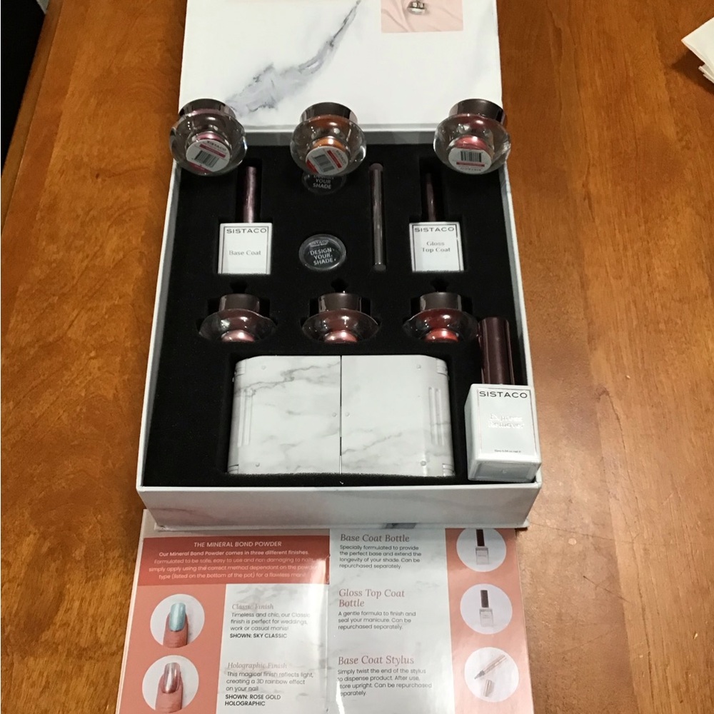Sistaco Nail Powder Set with Accessories